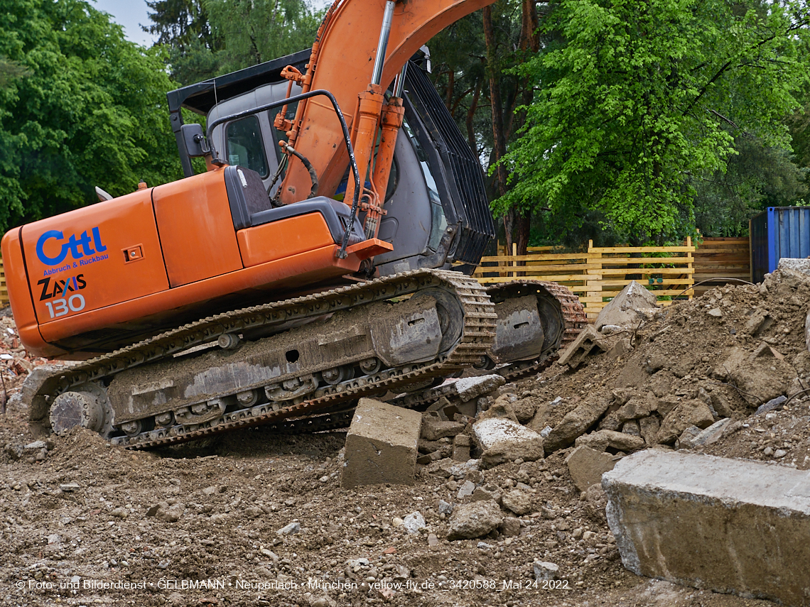 24.05.2022 - Baustelle am Haus für Kinder in Neuperlach
